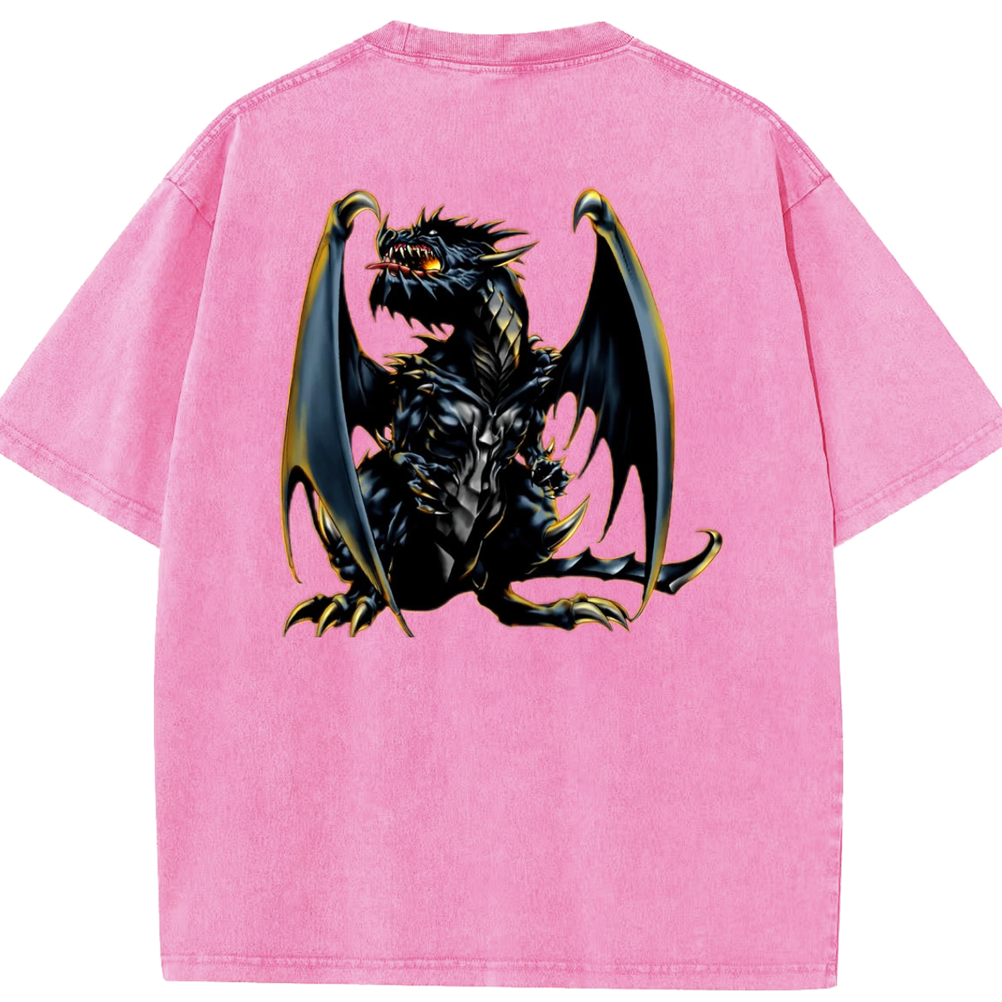 （画像用） 遊☆戯☆王 Yu-Gi-Oh! 綿100% ヴィンテージ風 半袖Tシャツ（背面プリント）